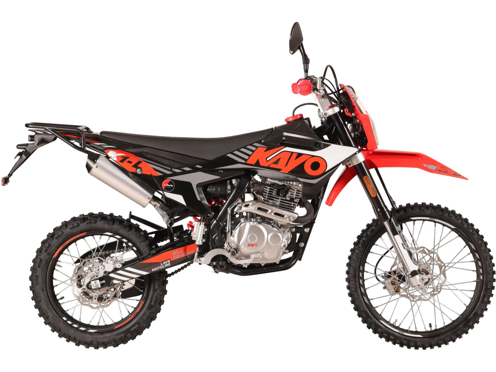 Мотоцикл KAYO K1-L 150 ROAD (4T CB150 19/16 2026) ЭПТС